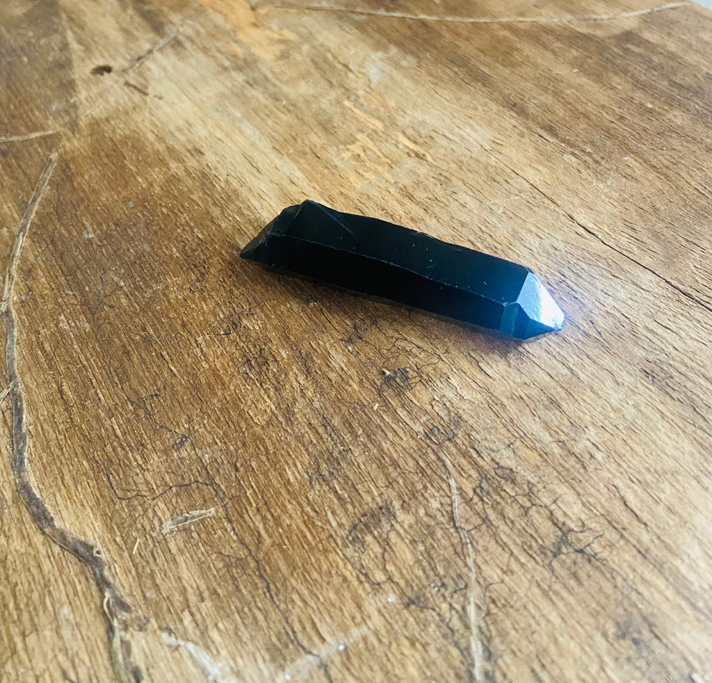 BLACK SMOKEY TIBETAN QUARTZ CRYSTALS