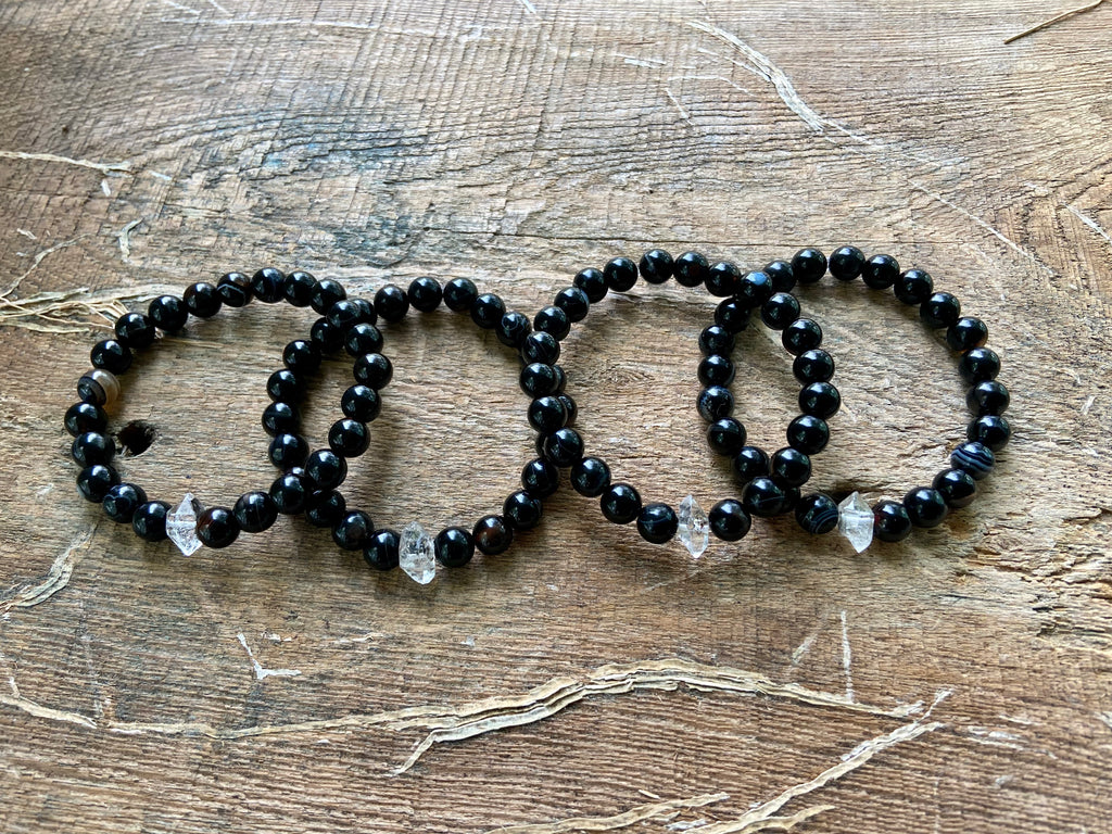 BANDED AGATE BRACELETS