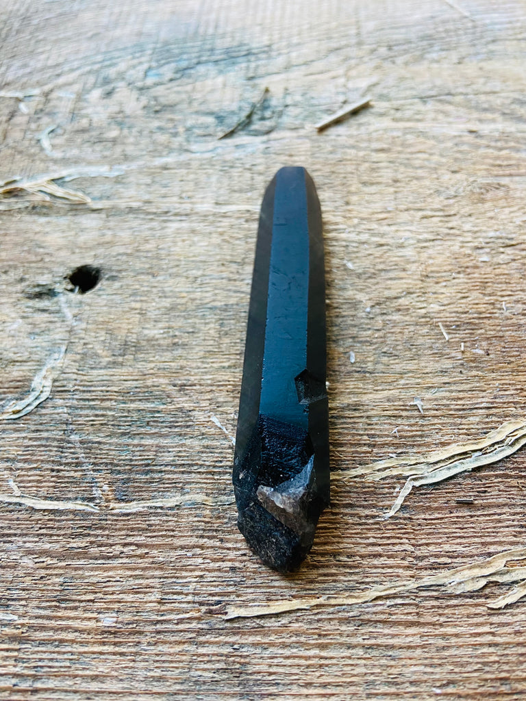 BLACK SMOKEY TIBETAN QUARTZ CRYSTALS