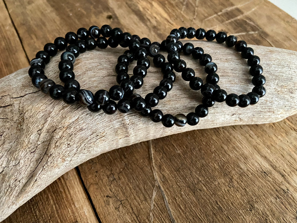 BANDED AGATE BRACELETS