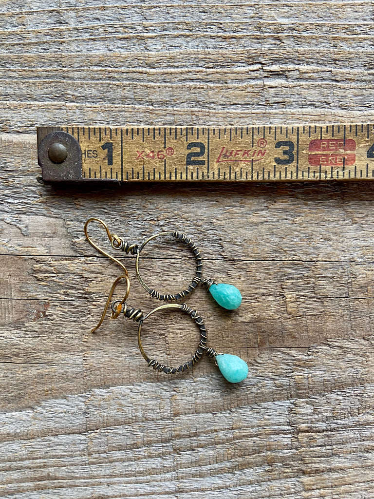 AMAZONITE EARRINGS