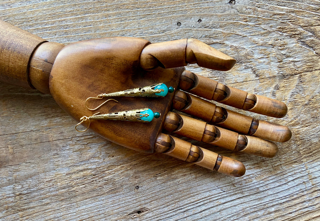 AMAZONITE EARRINGS