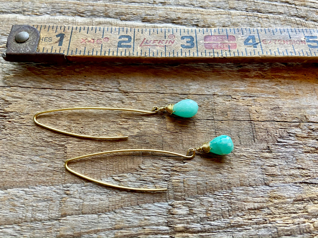 AMAZONITE EARRINGS