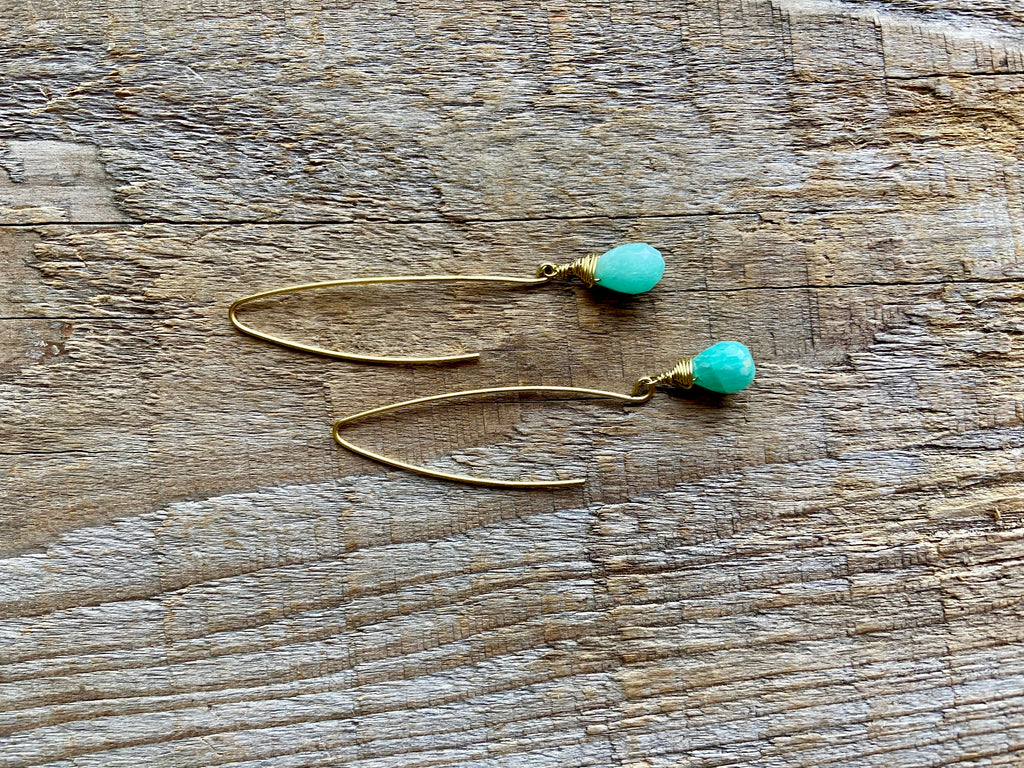 AMAZONITE EARRINGS