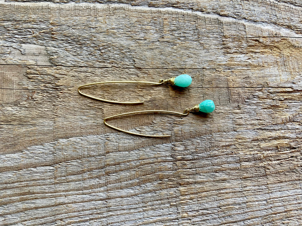 AMAZONITE EARRINGS