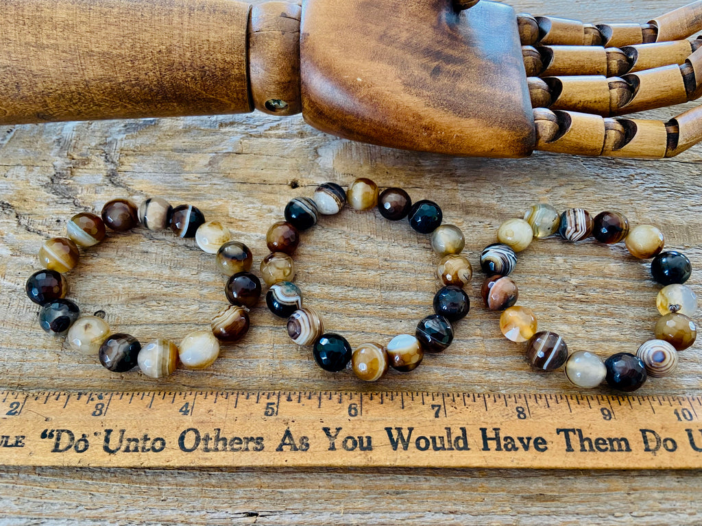 CRYSTAL AGATE BRACELET