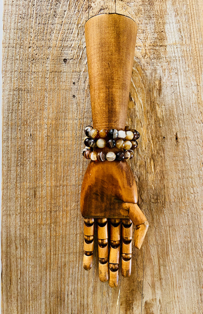 BANDED AGATE BRACELET
