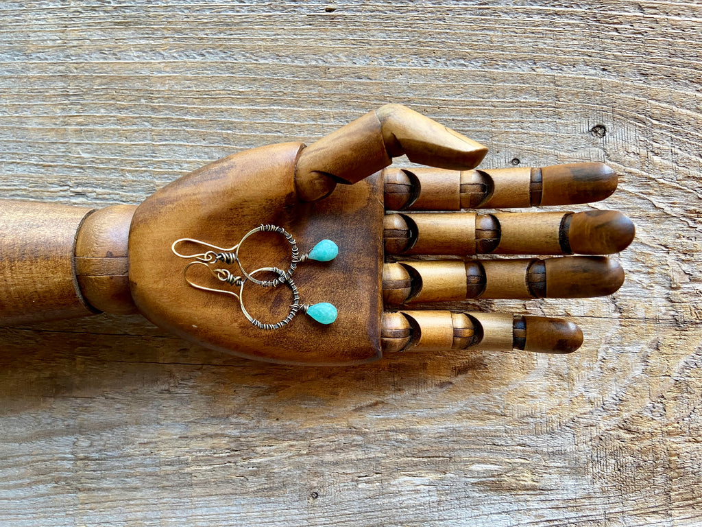 AMAZONITE EARRINGS