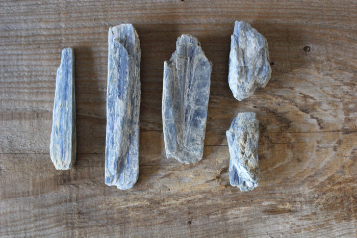 Natural Blue Kyanite, Raw Specimens