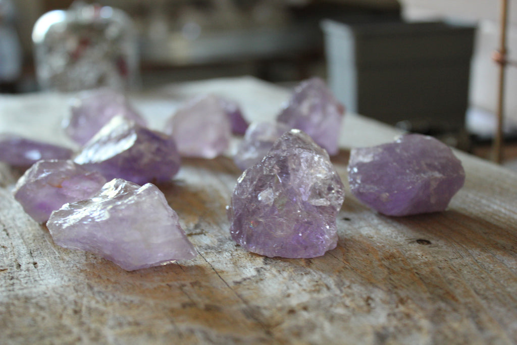 Natural, Raw Amethyst Specimens