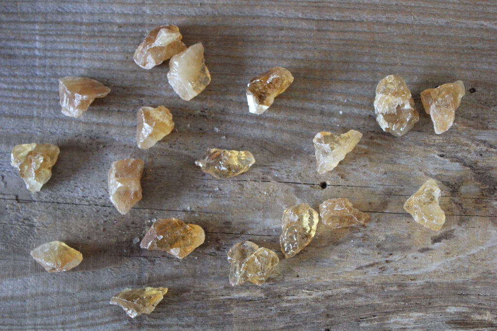 Golden Calcite Specimens