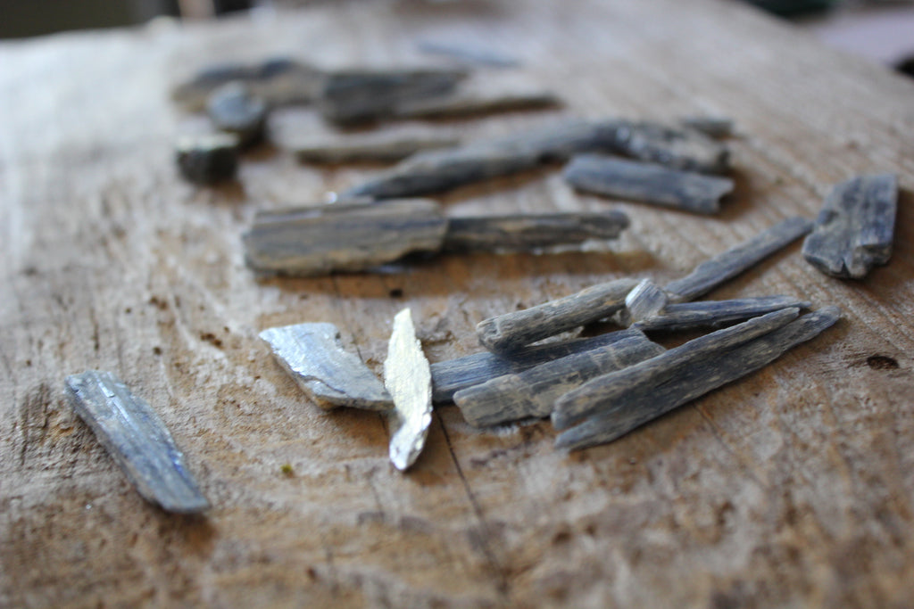 Raw Blue Kyanite Specimens