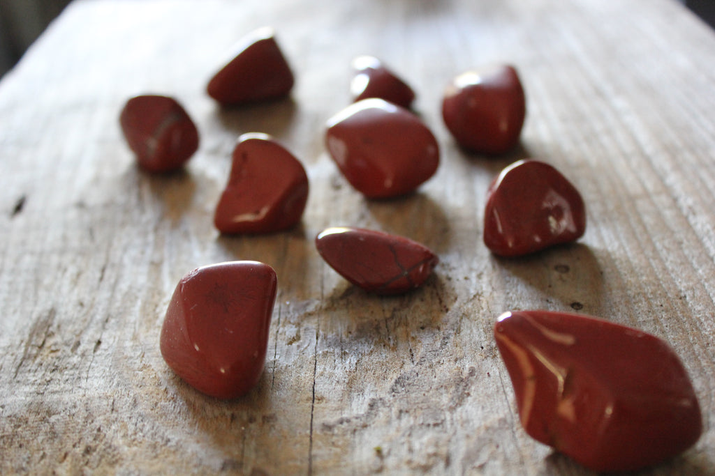 Natural Red Jasper, Polished Specimens