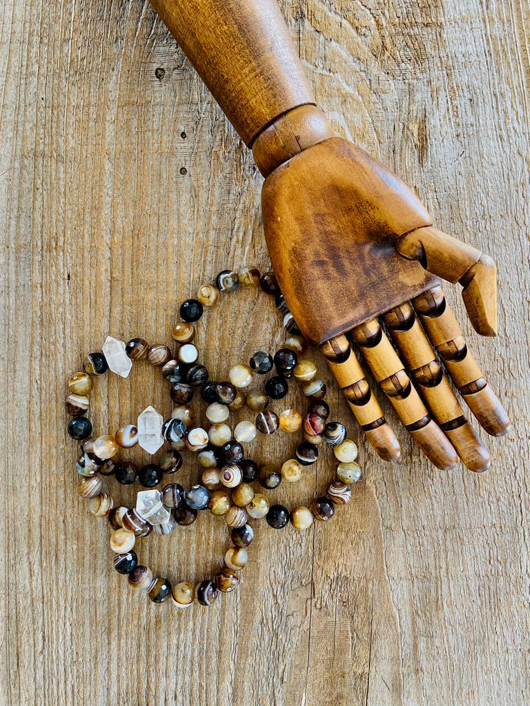 BANDED AGATE BRACELET