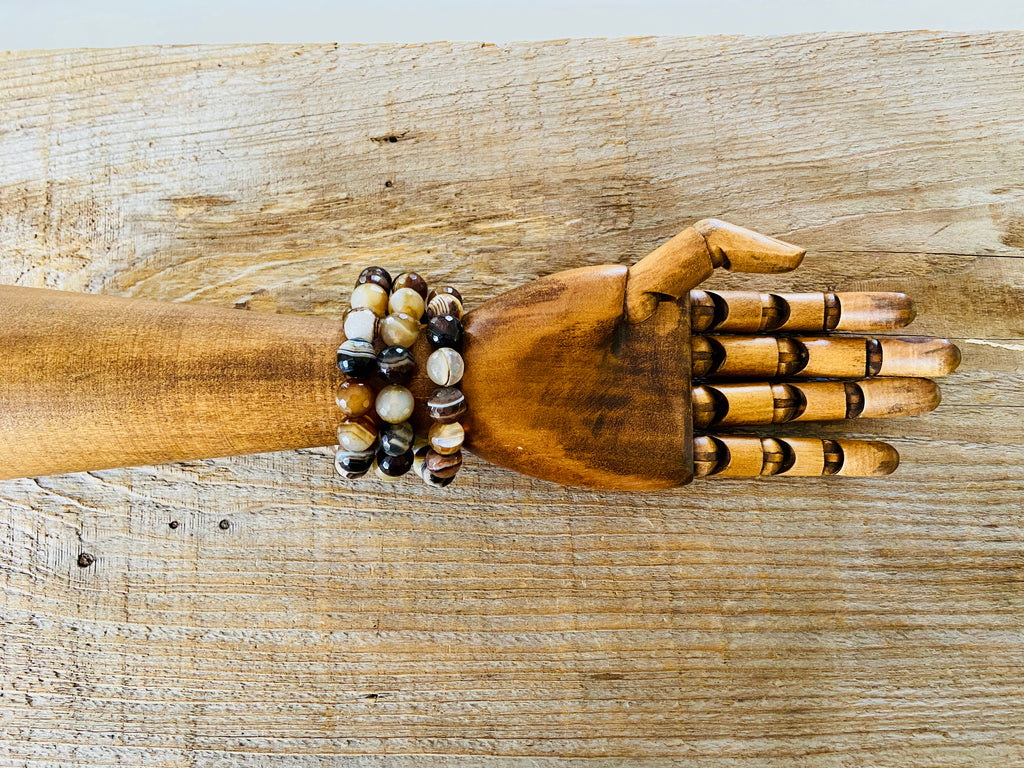 BANDED AGATE BRACELET